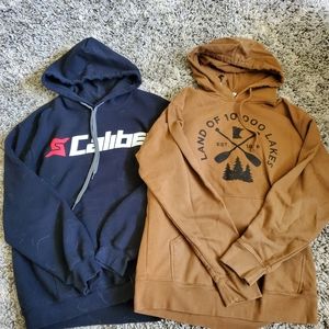 2 hoodies